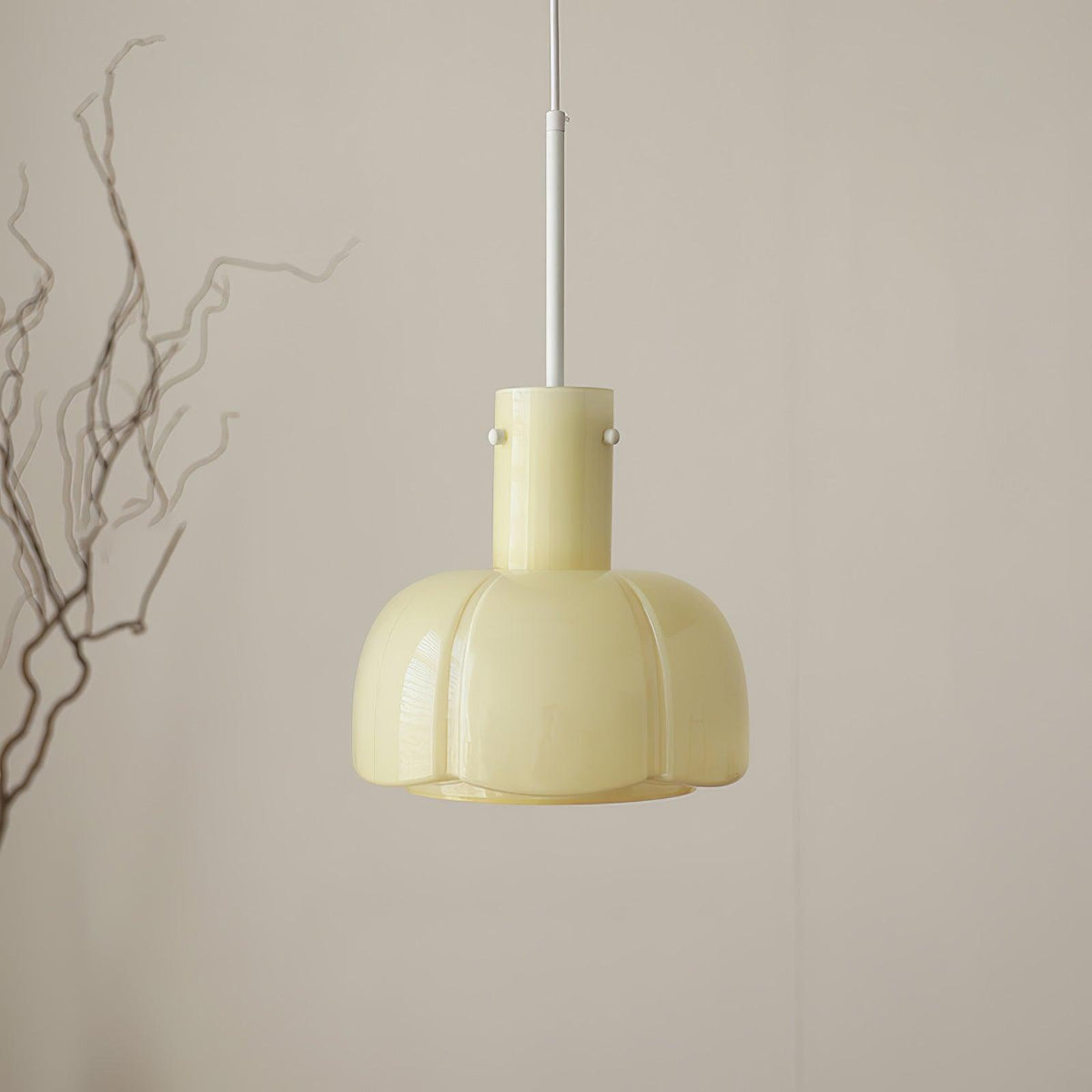Zentara moderne pendellampe i glas