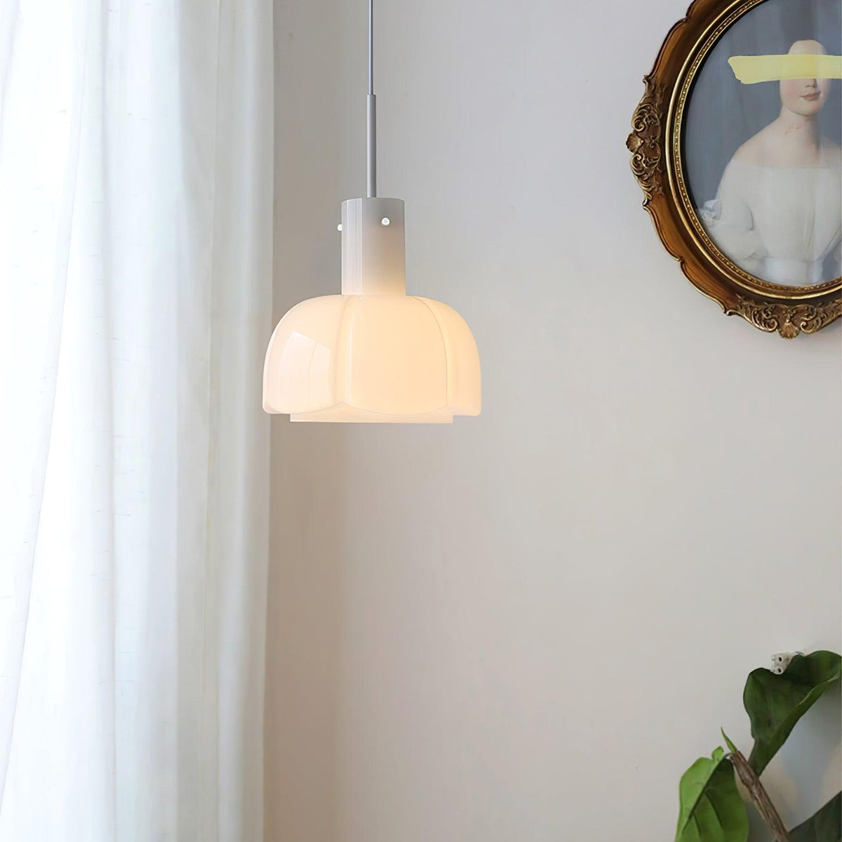 Zentara moderne pendellampe i glas