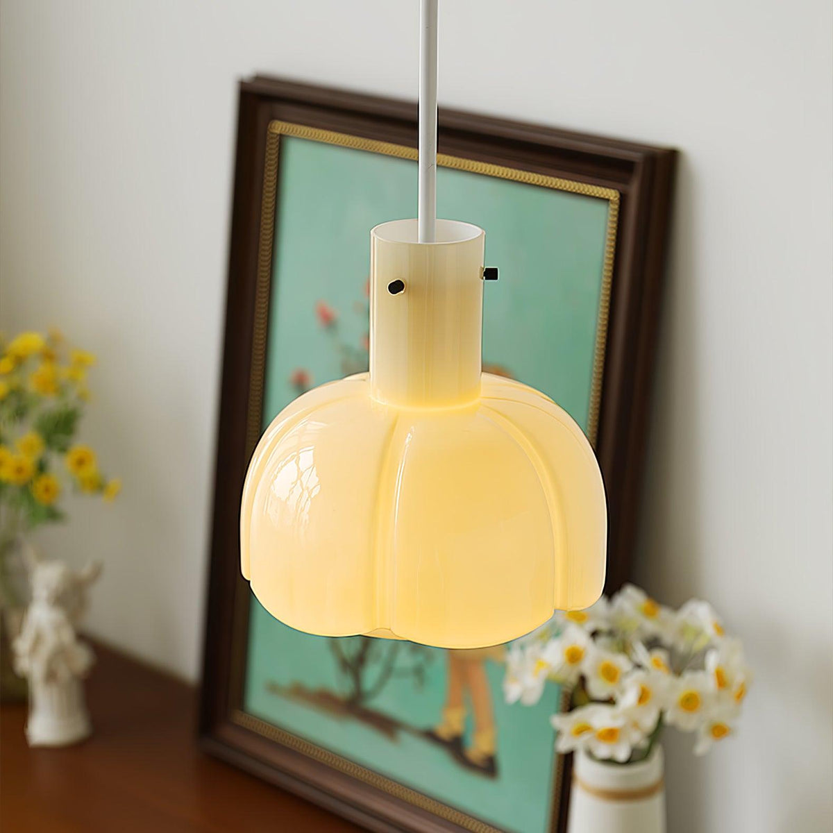 Zentara moderne pendellampe i glas