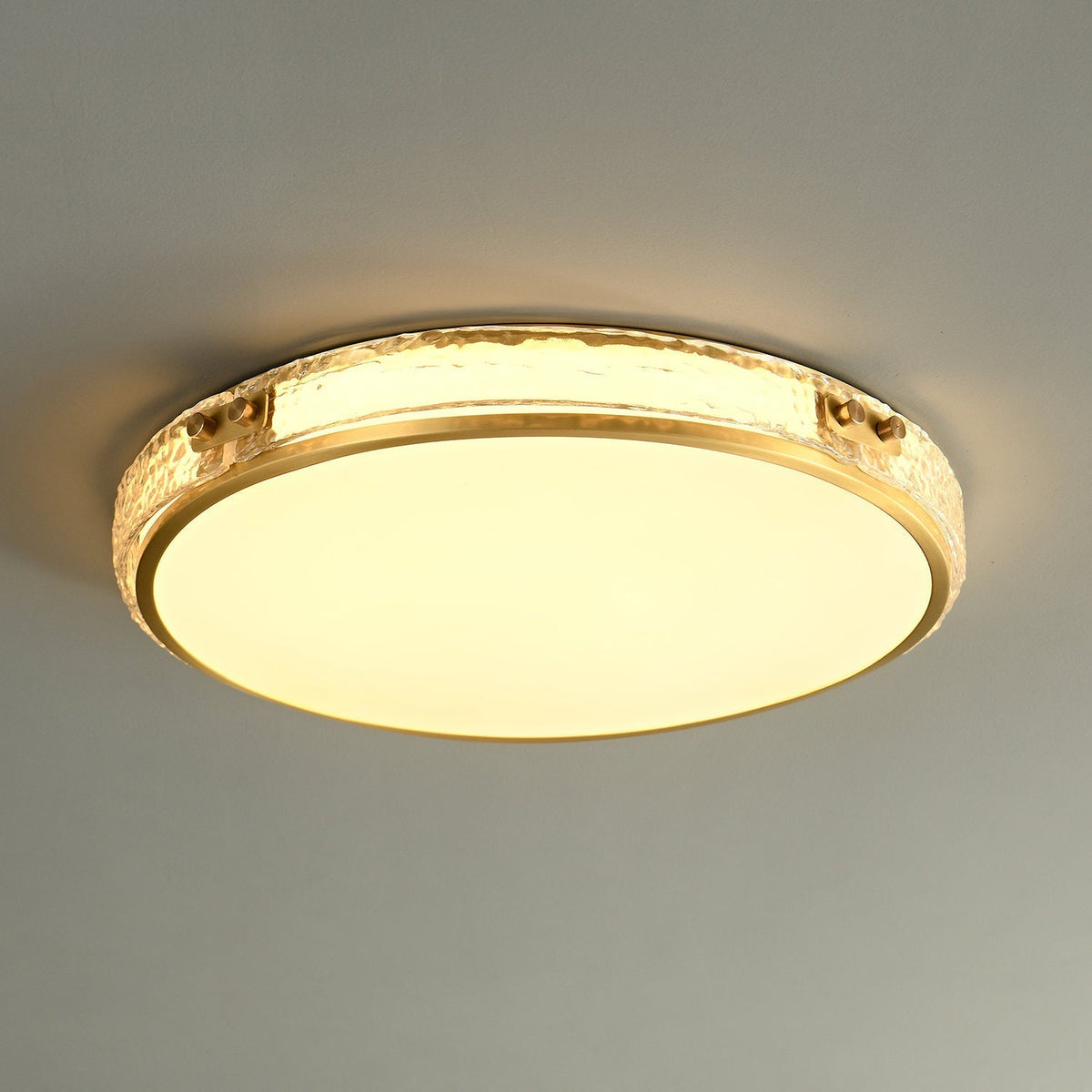 Candeeiro de teto moderno minimalista de vidro