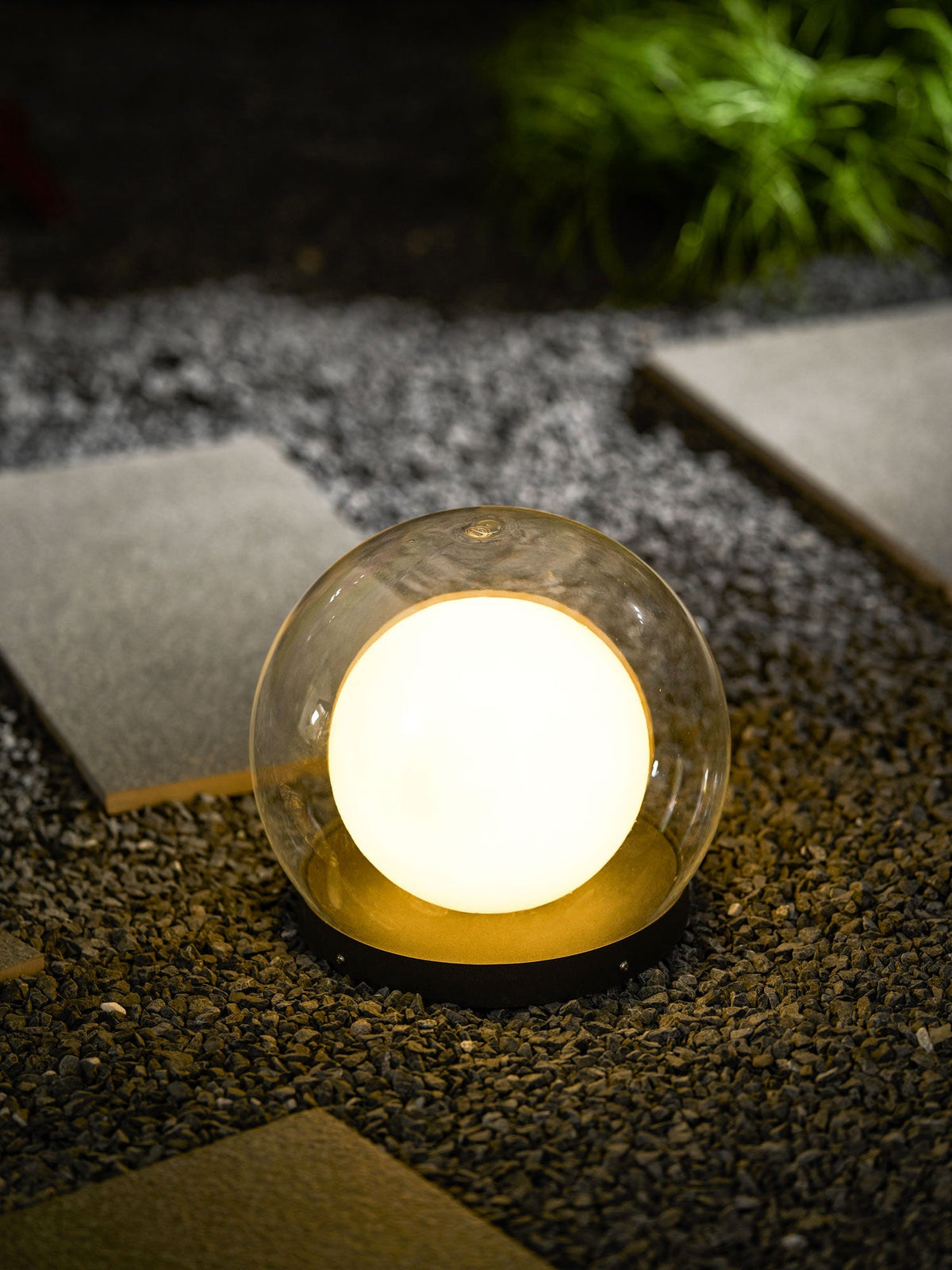 Calelise kuppelformet udendørs bordlampe