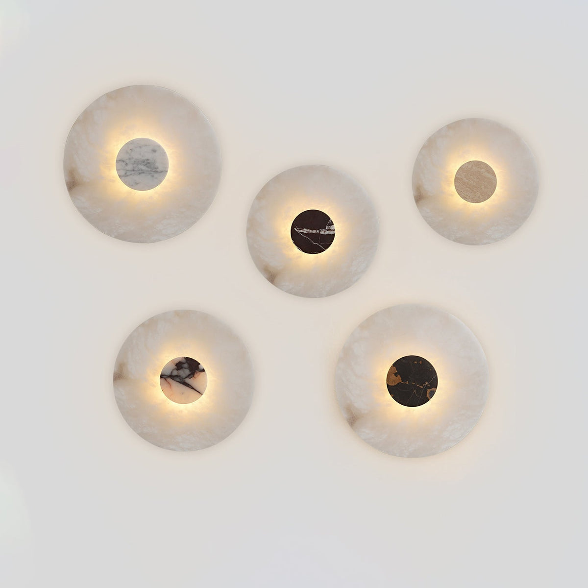 Lunavelle geislabaugur vegglampi