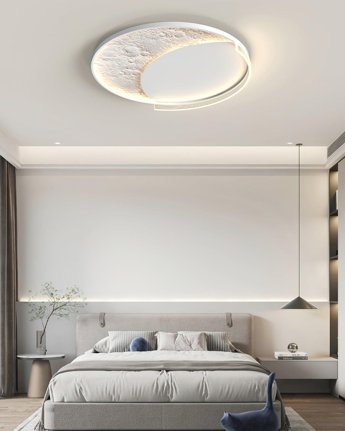 Syvine nordisk kunst Luna LED-loftlampe