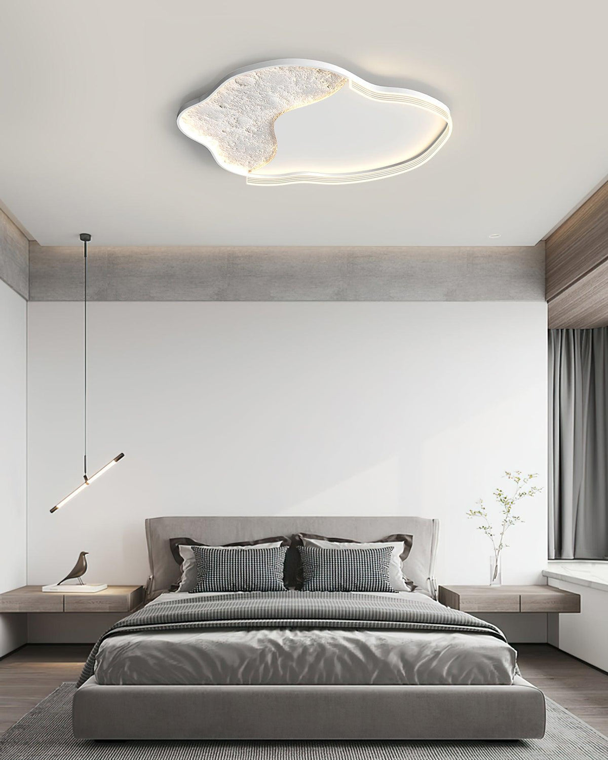 Syvine nordisk kunst Luna LED-loftlampe