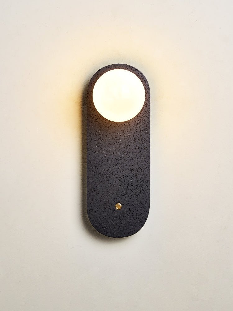 Candeeiro de parede Taveella Black Travertine Hearth