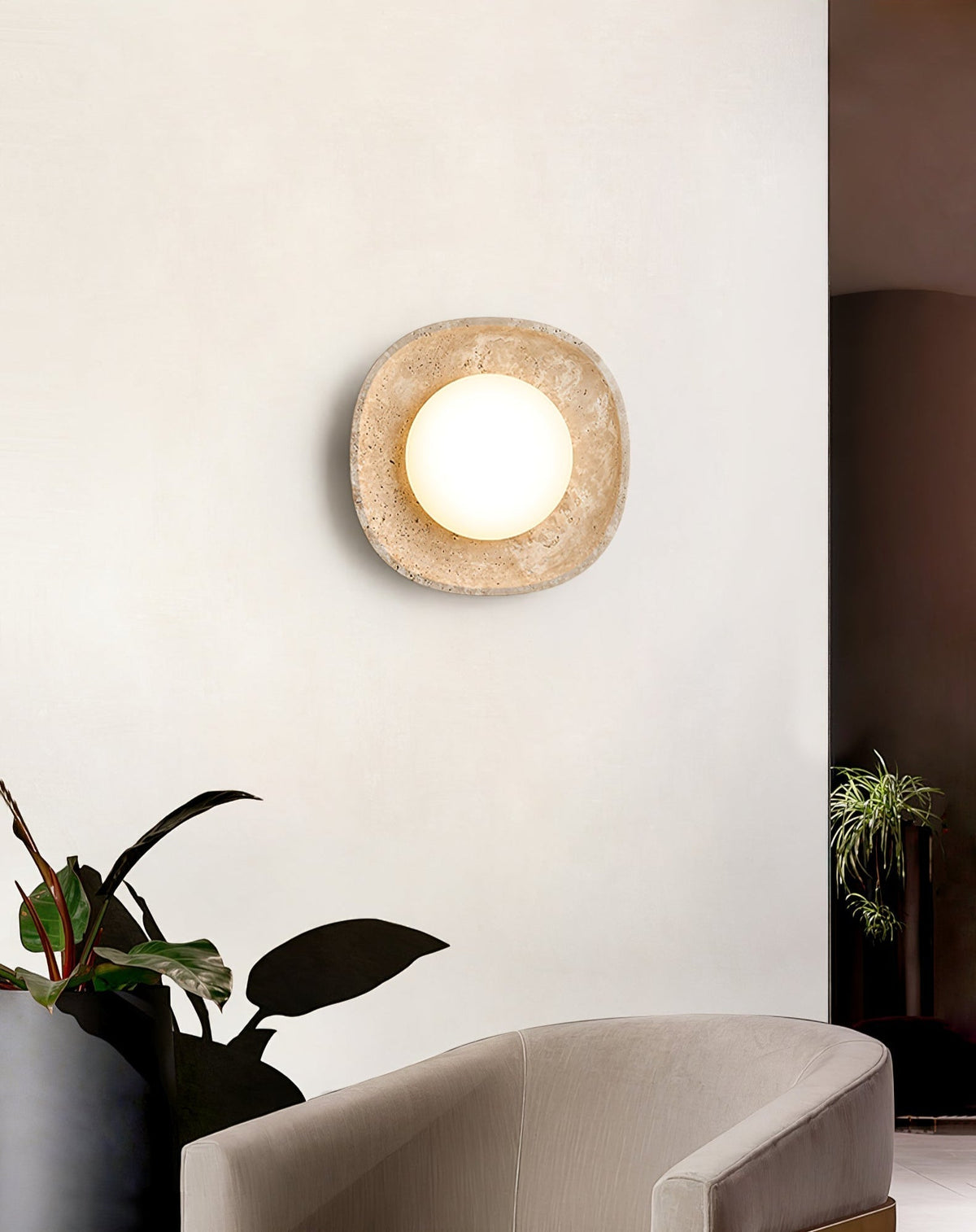 Ublt Fossil vägglampa