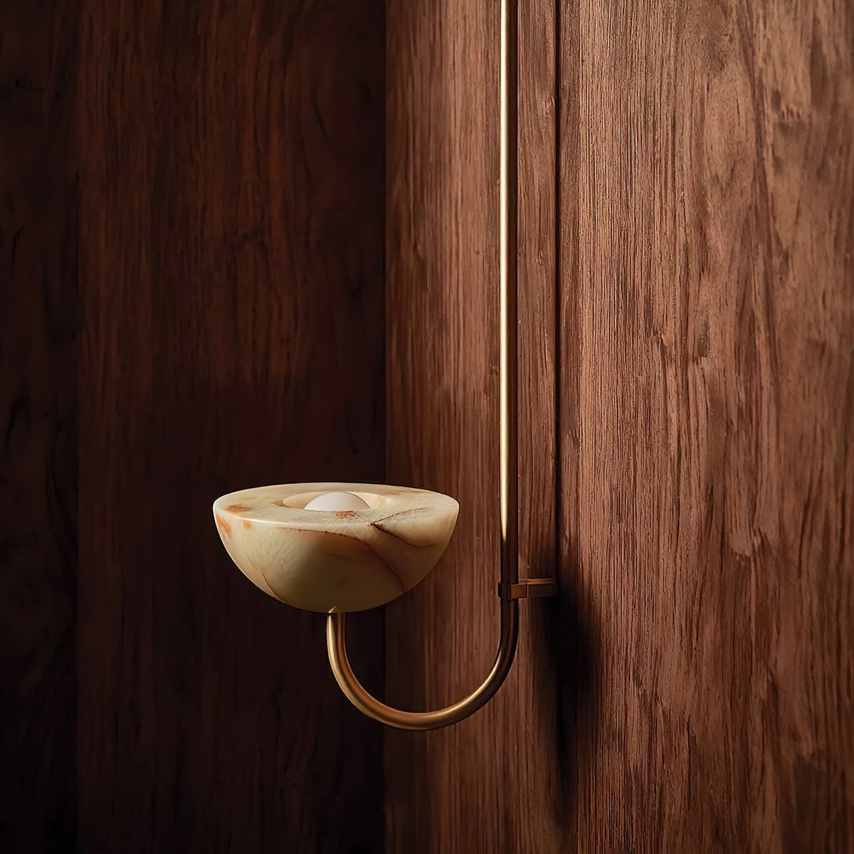 Hartvik Duo pendellampa i alabaster