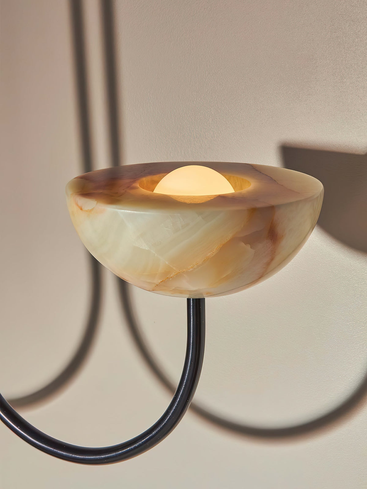 Hartvik Duo pendellampa i alabaster