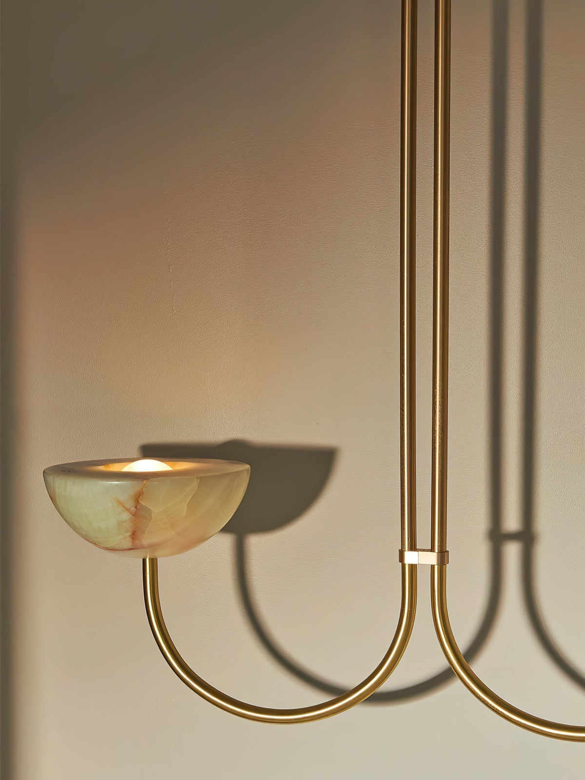 Hartvik Duo pendellampa i alabaster