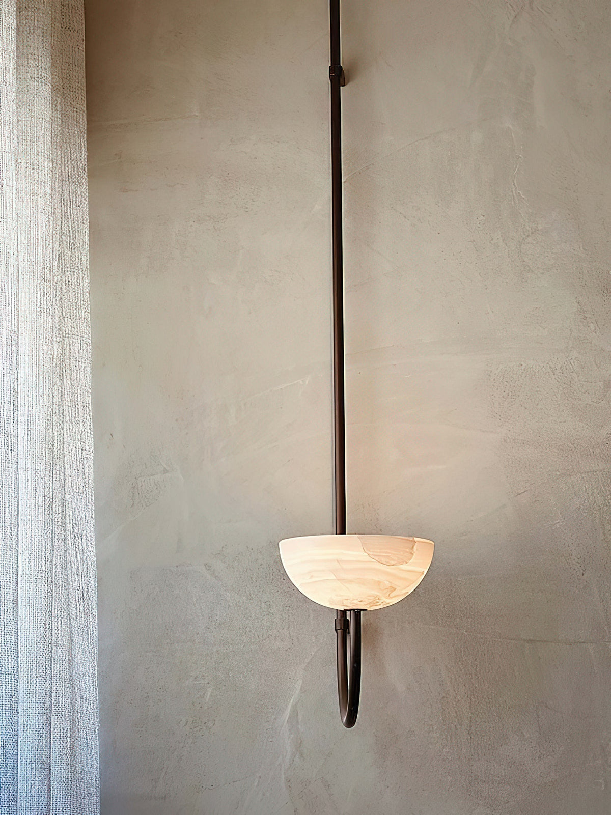Hartvik Duo pendellampa i alabaster