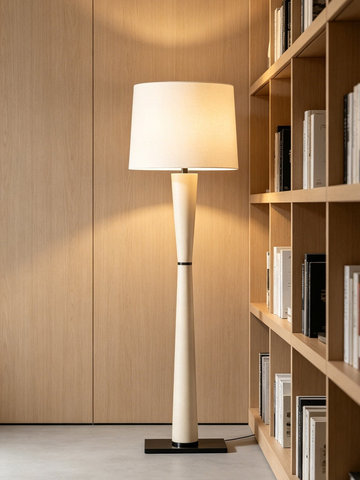 Renenelia golvlampa i läder