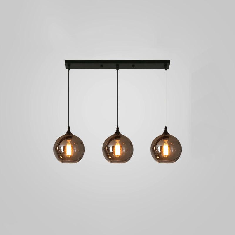 Tevely industrielt elegant pendel i glas