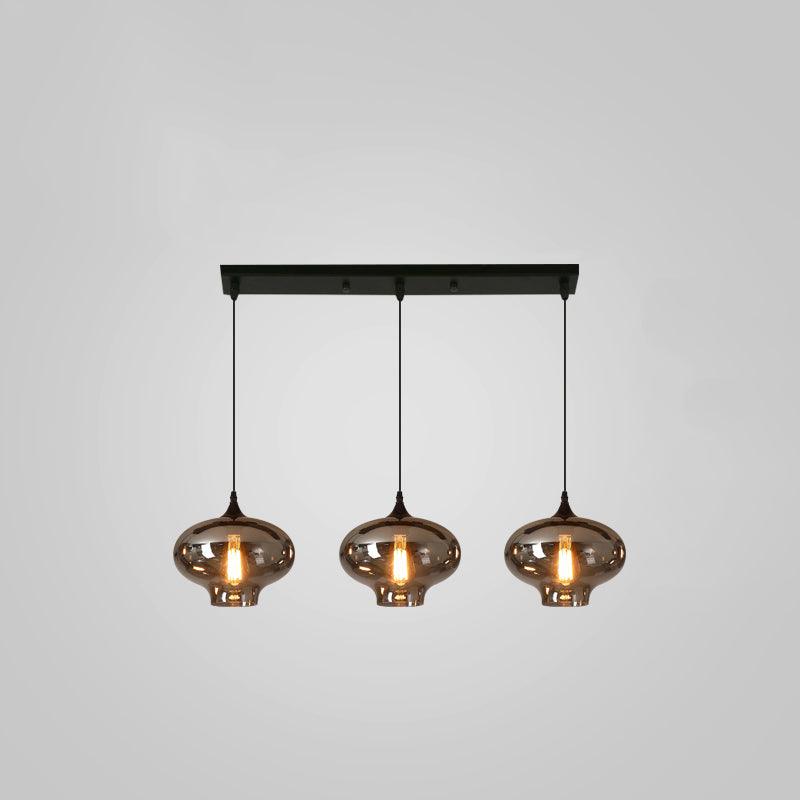 Tevely industrielt elegant pendel i glas