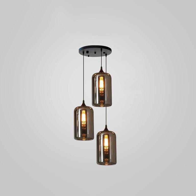 Tevely industrielt elegant pendel i glas