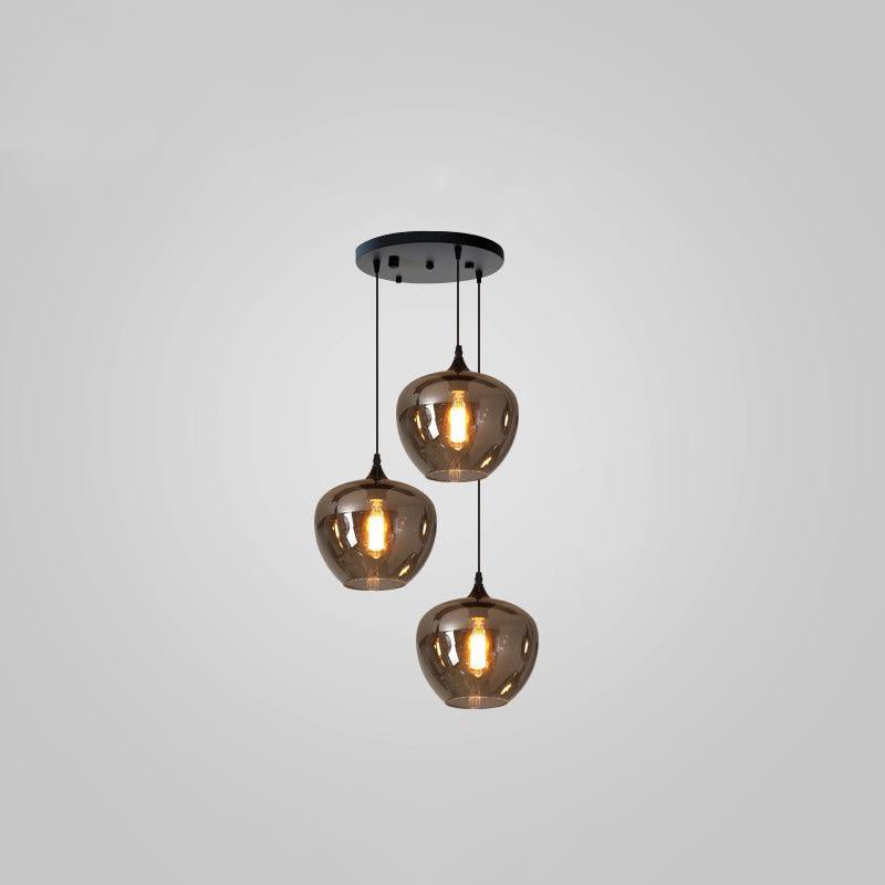 Tevely industrielt elegant pendel i glas