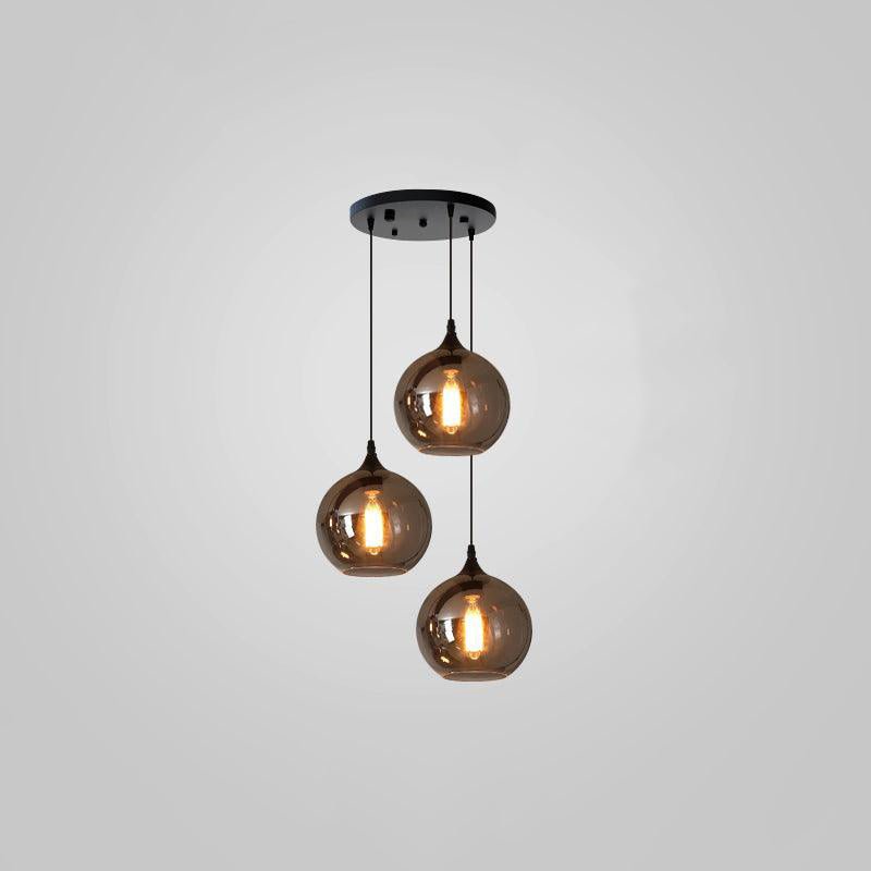 Tevely industrielt elegant pendel i glas