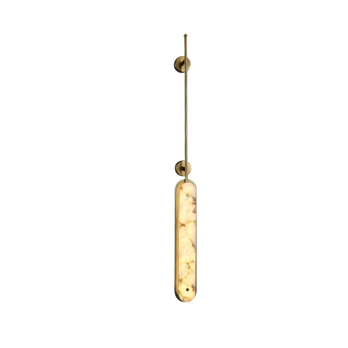 Candeeiro suspenso vertical em alabastro Ilaeir