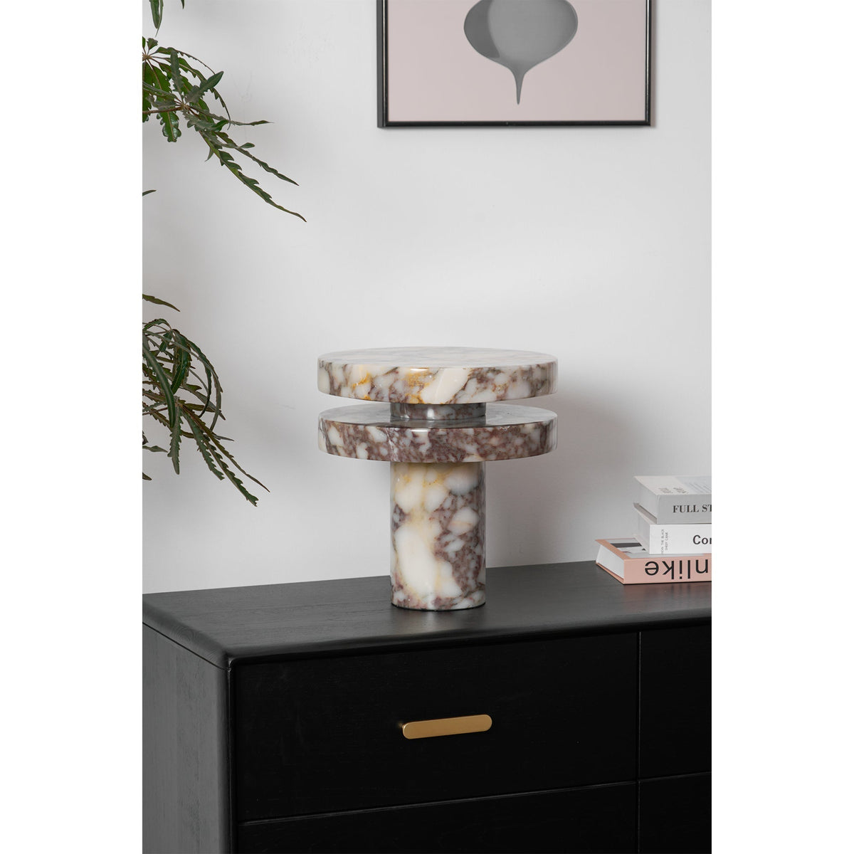 Selerine marmorbordlampe