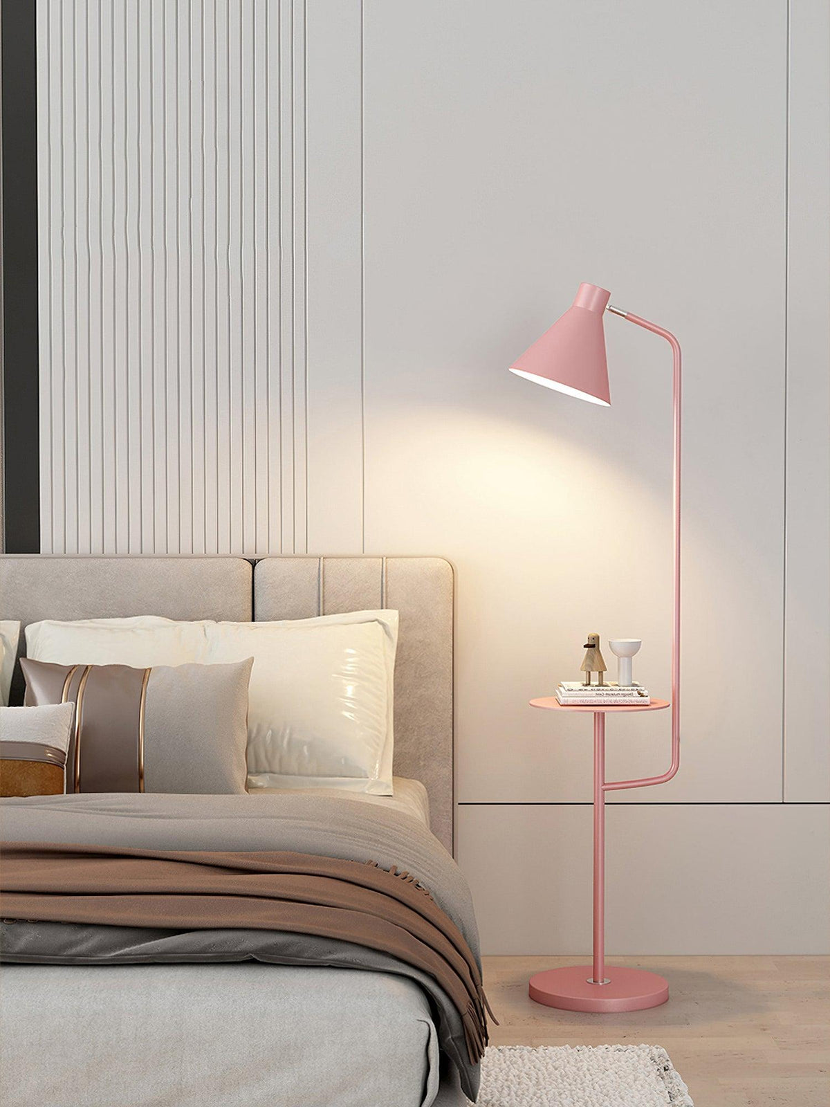Nerylon gulvlampe, macaroon