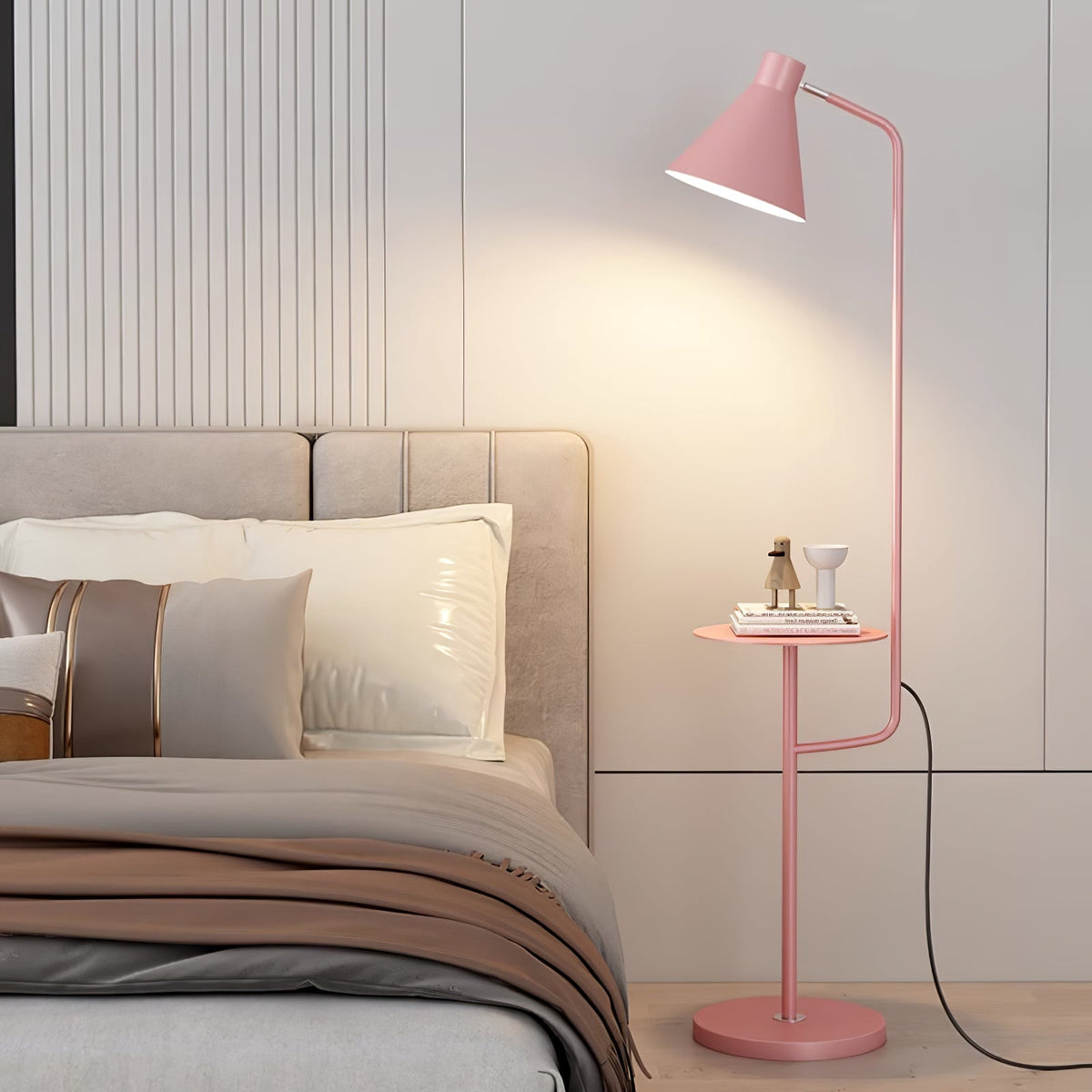 Nerylon gulvlampe, macaroon
