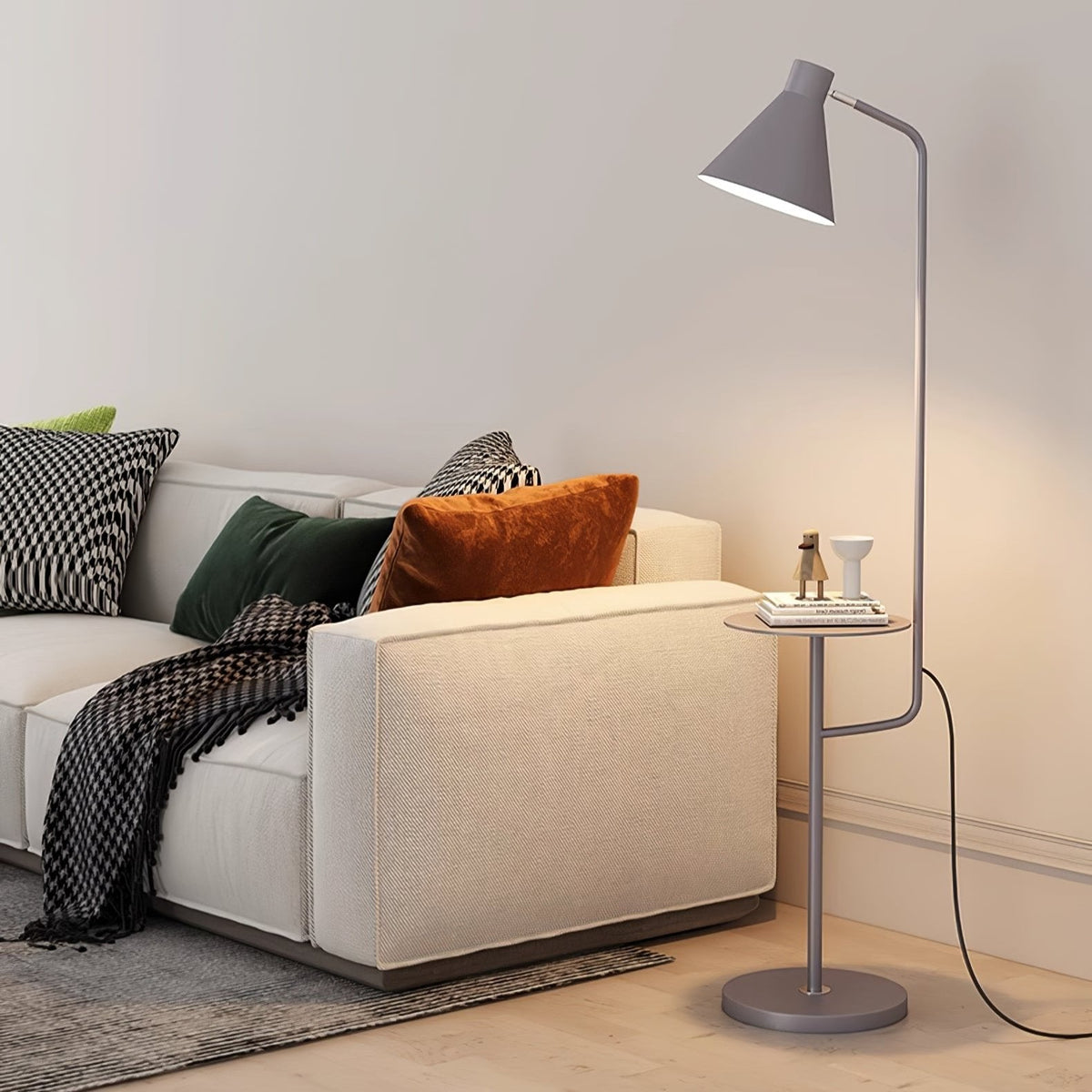 Nerylon gulvlampe, macaroon