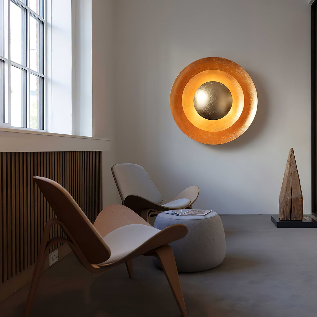 Solaris vintagevæglampe med folie