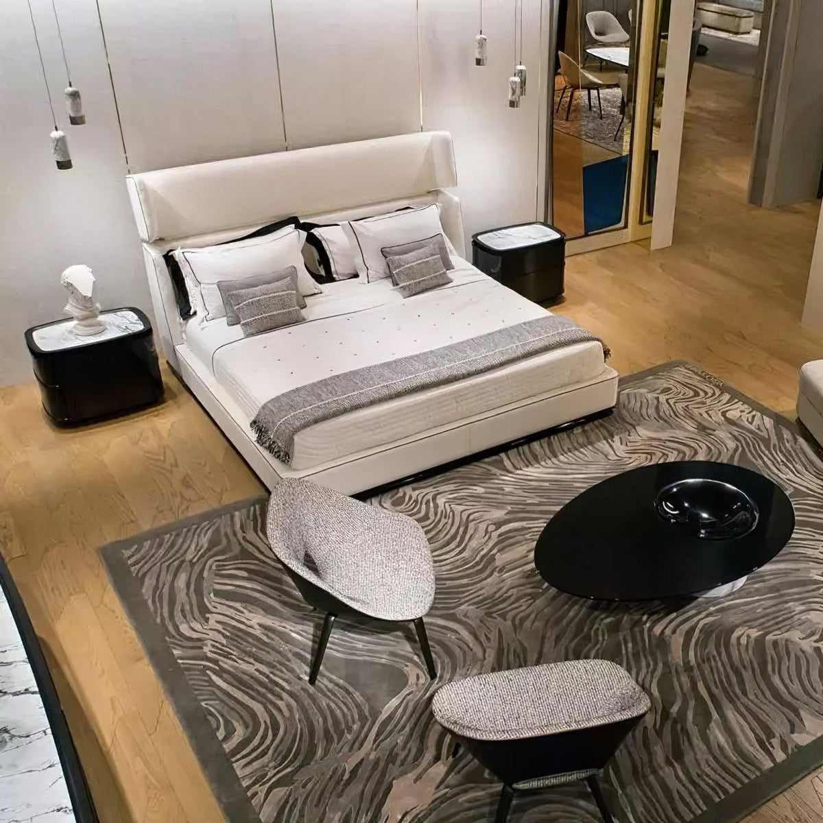 Petisena modern pendellampa i marmor