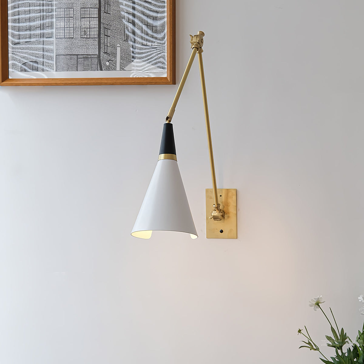 Isro vintage industriel glasvæglampe
