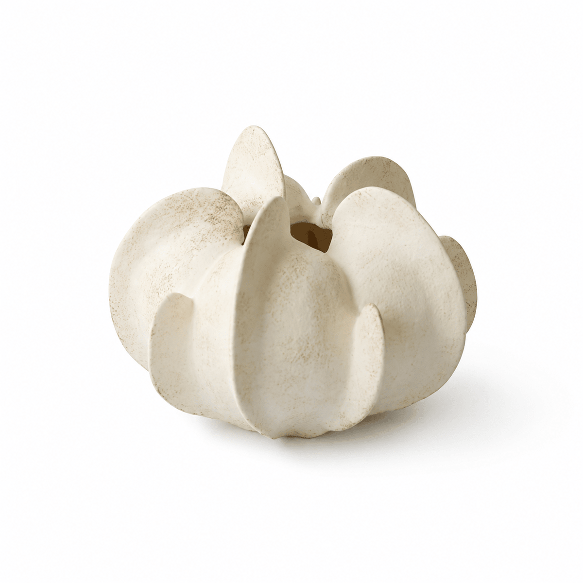Magnolia Bloom -keraaminen veistosmaljakko