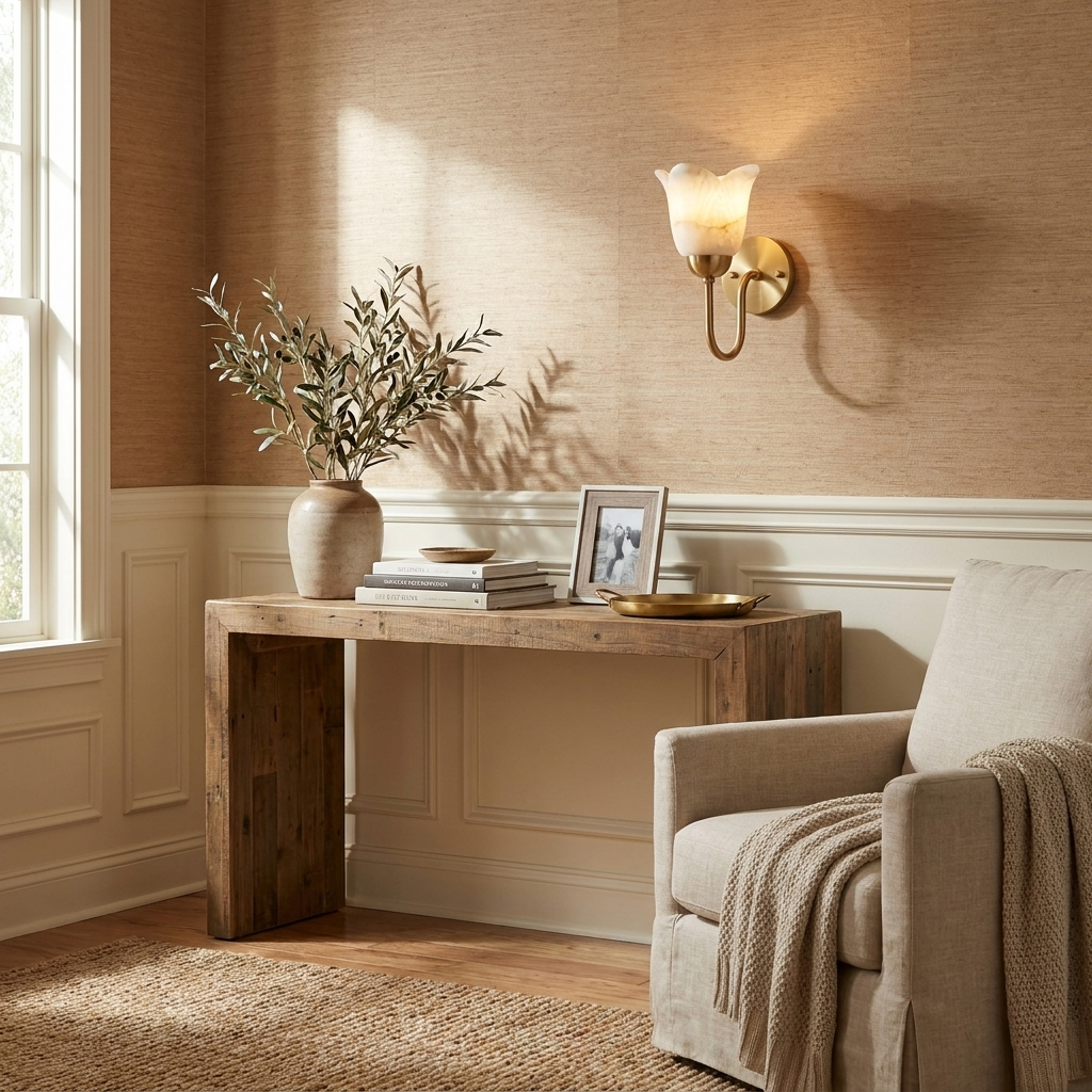 Bexford Alabaster Wall Sconce