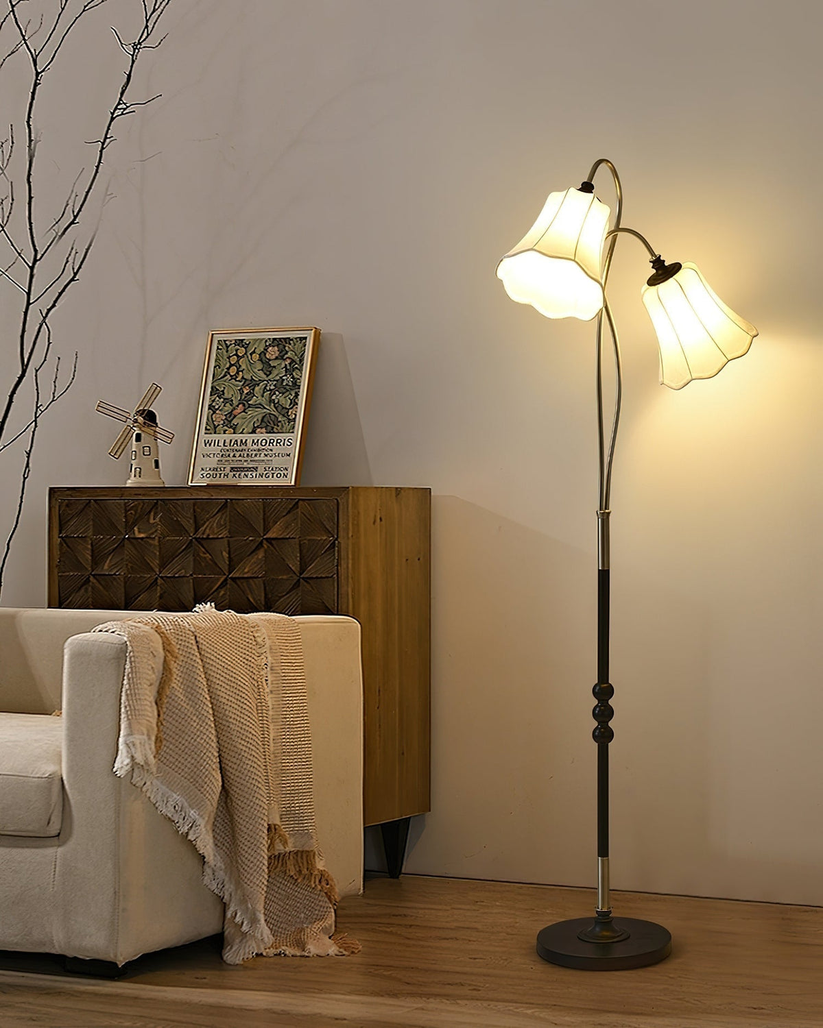 Tuliple-gulvlampe