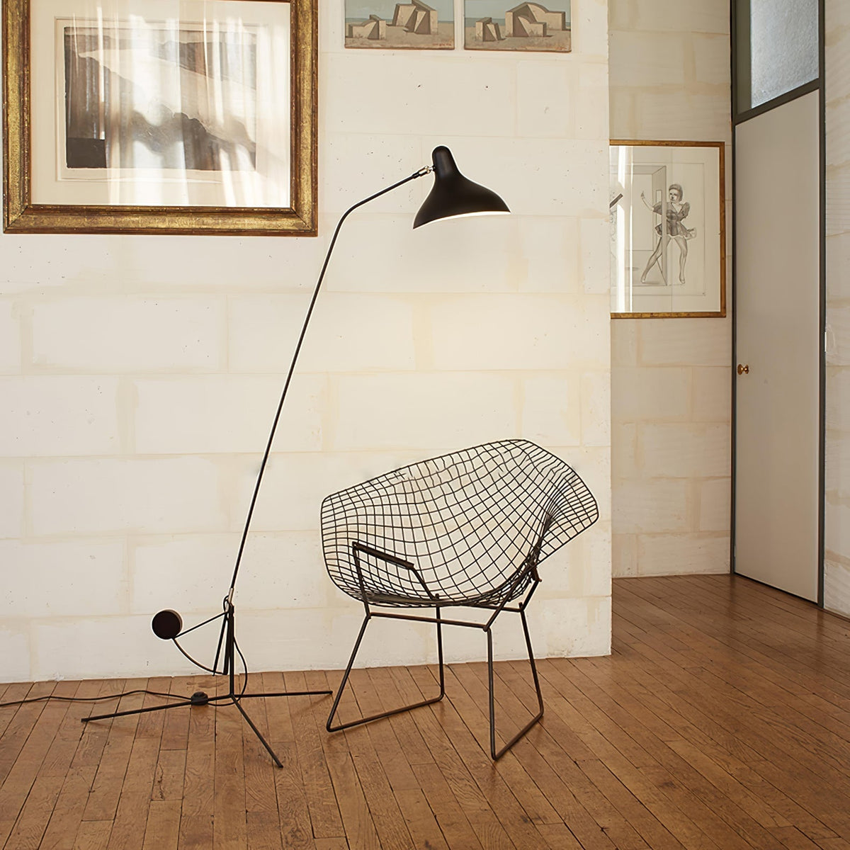 ArcMotion gulvlampe med mantisarm