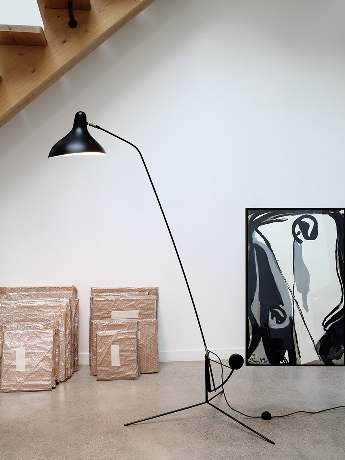 ArcMotion gulvlampe med mantisarm