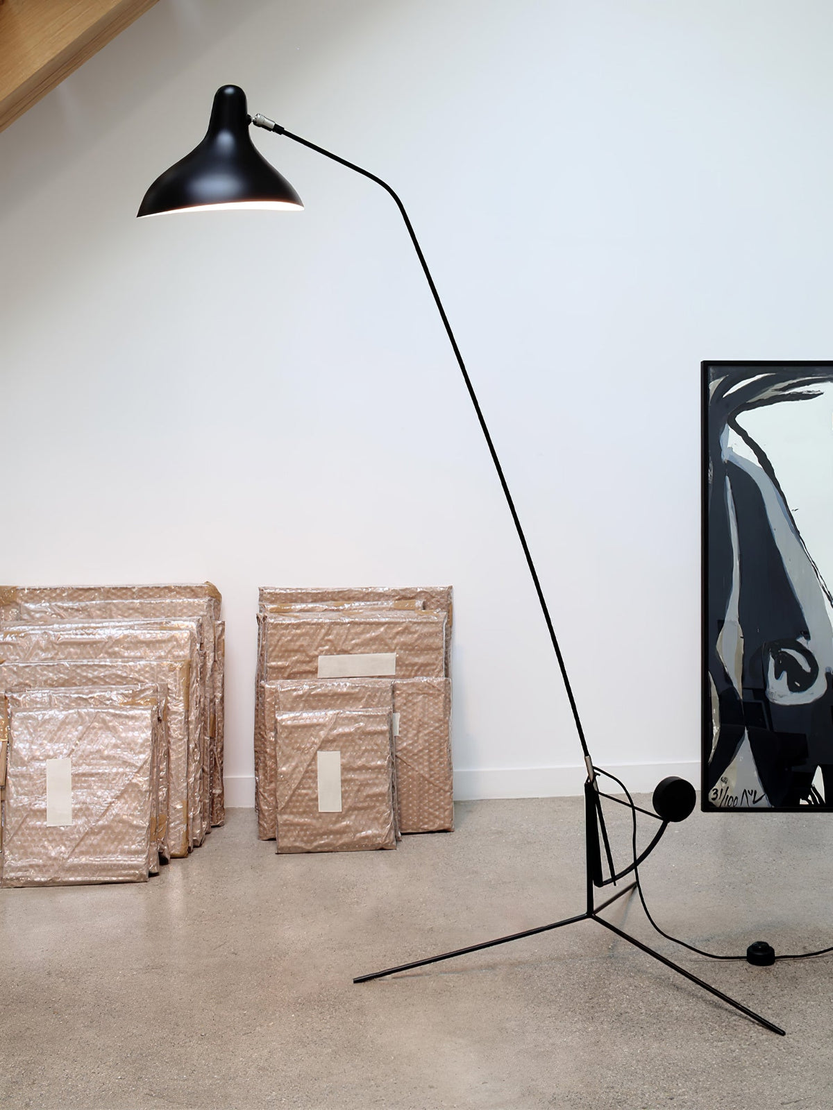ArcMotion gulvlampe med mantisarm