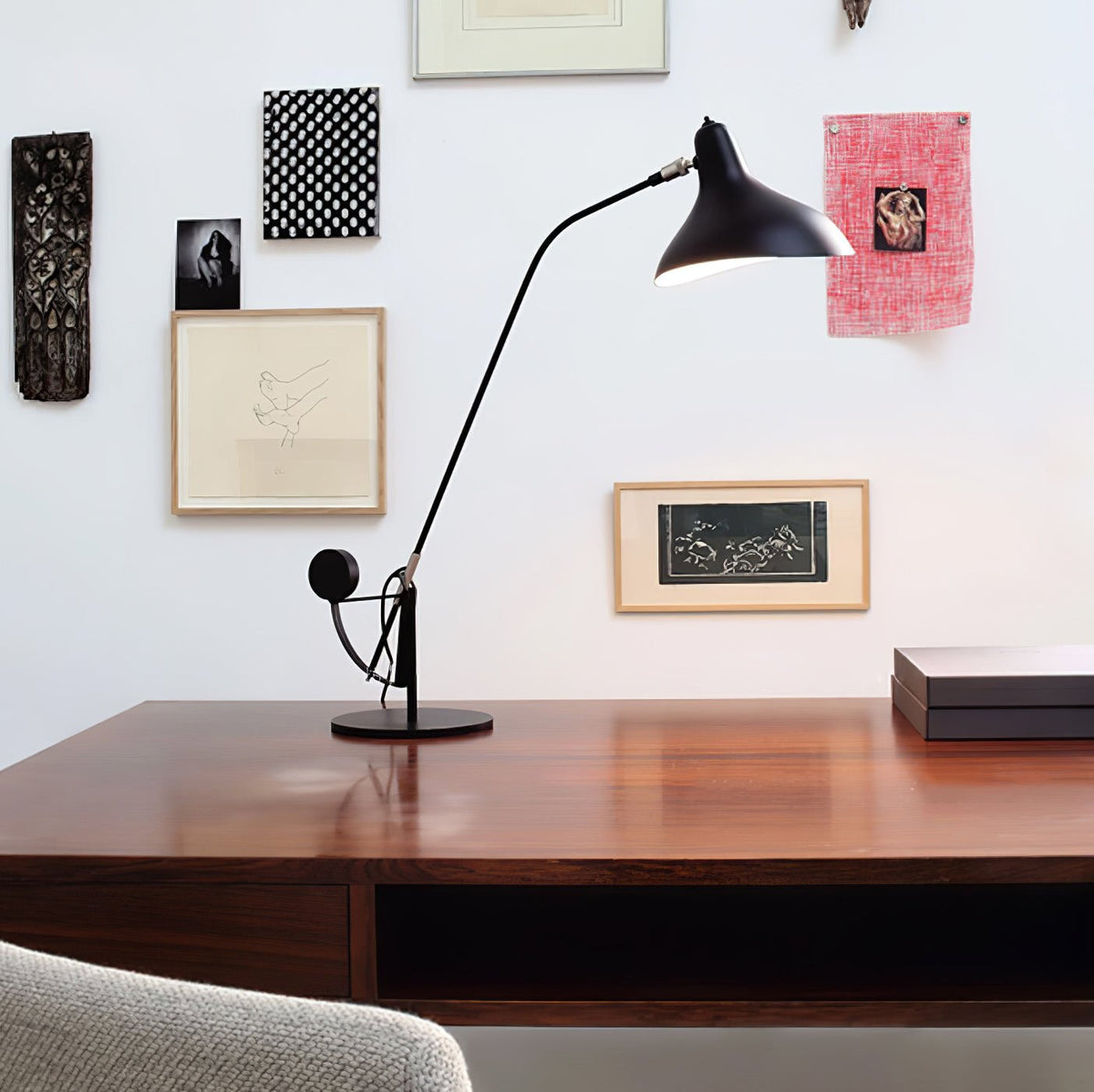 Sfera industriell bordslampa