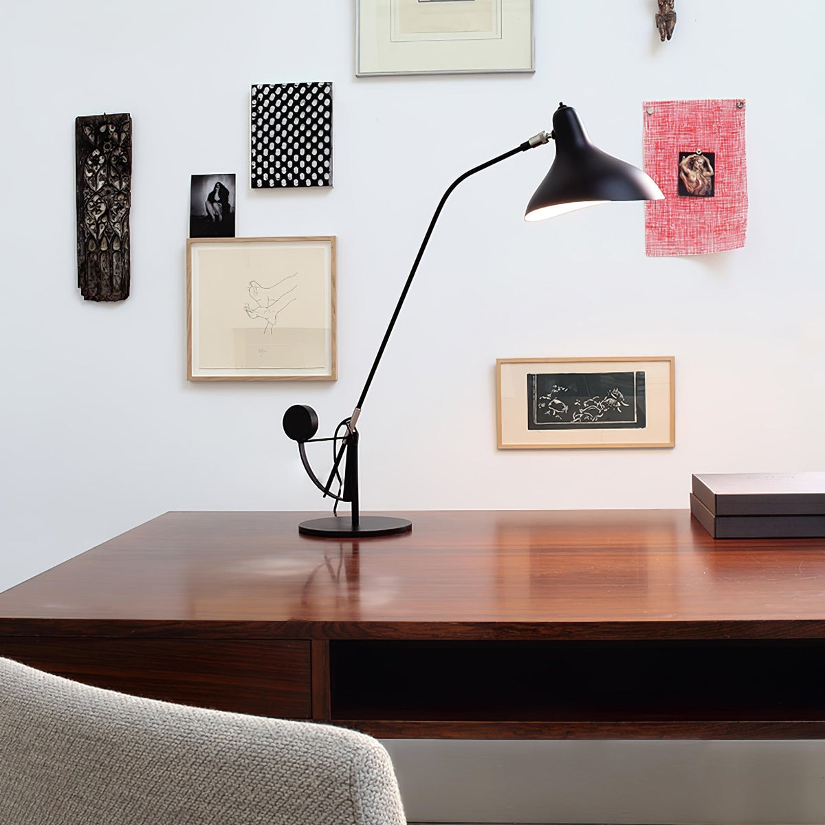 Sfera industriell bordslampa