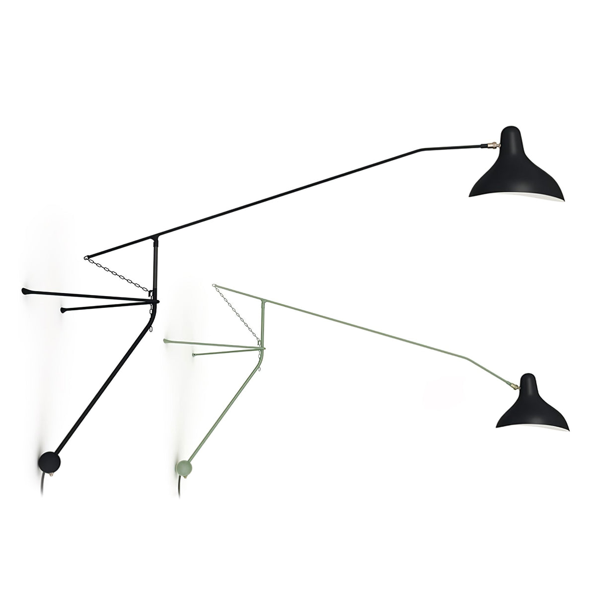 Candeeiro de parede moderno minimalista com braço Ivsolarae
