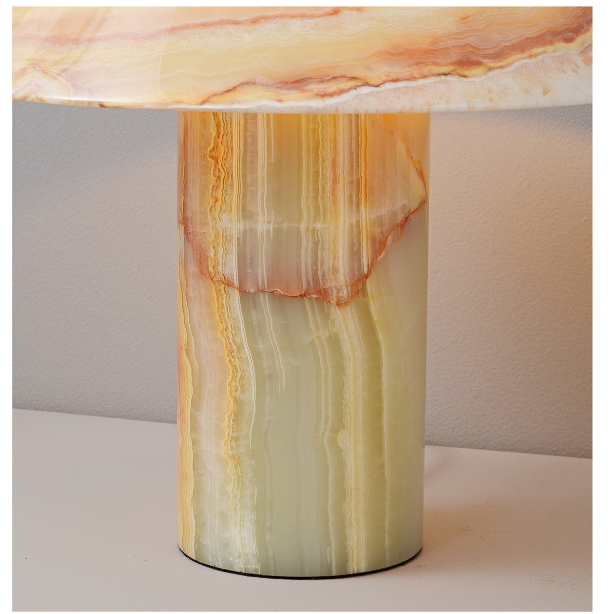 Velalelia vintagebordlampe i jade