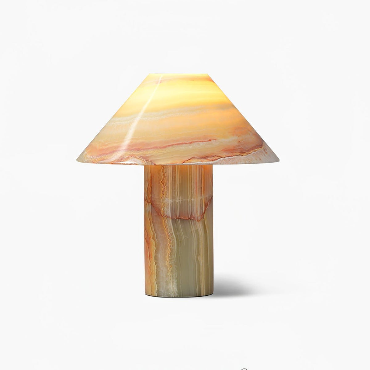 Velalelia vintagebordlampe i jade