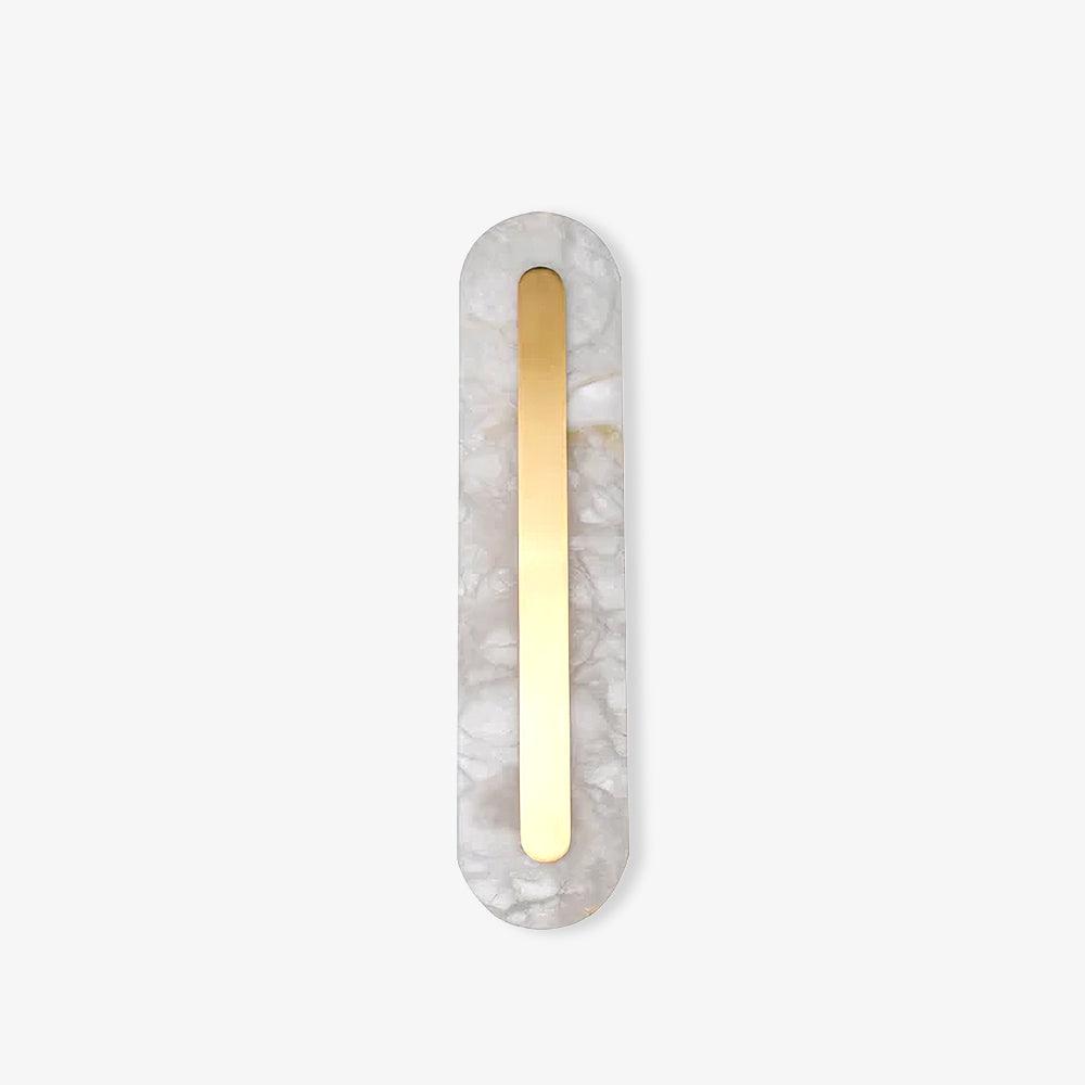 Selvia minimalistisk vägglampa i alabaster