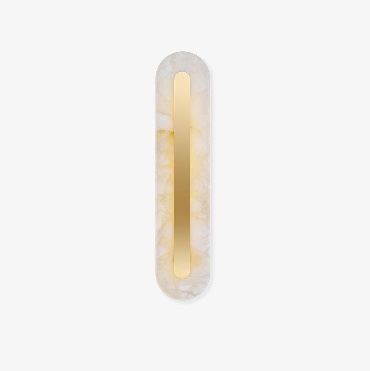 Selvia minimalistisk vägglampa i alabaster