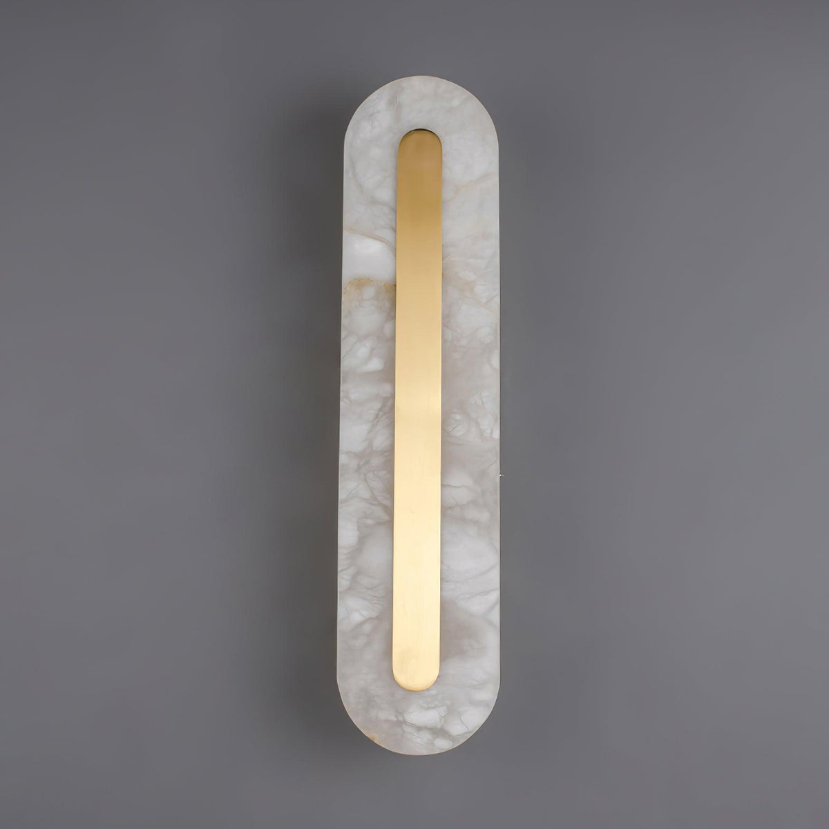 Selvia minimalistisk vägglampa i alabaster