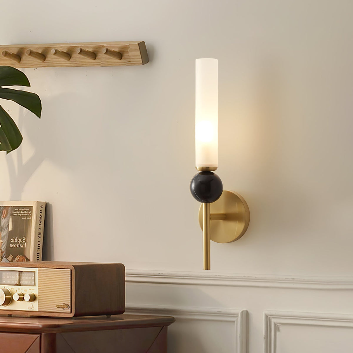 Dulane modern minimalistisk vertikal vägglampa i marmor