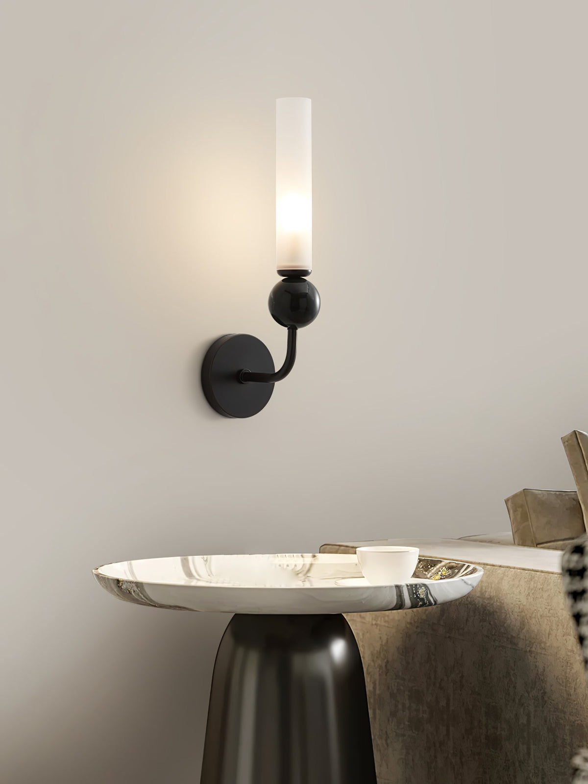 Dulane modern minimalistisk vertikal vägglampa i marmor