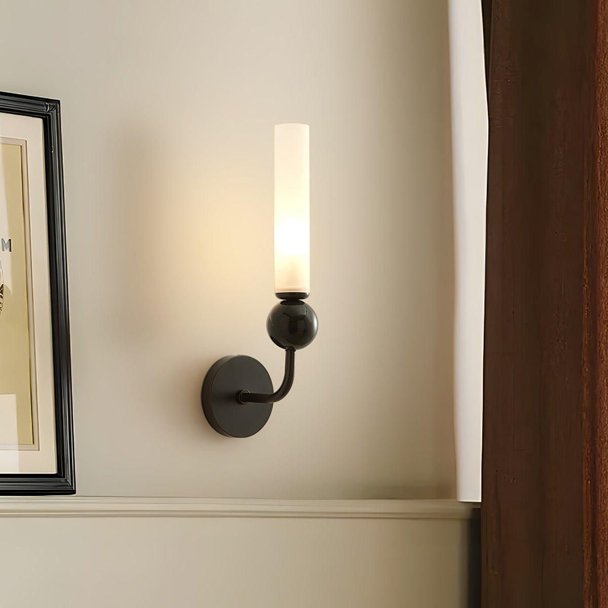 Dulane modern minimalistisk vertikal vägglampa i marmor