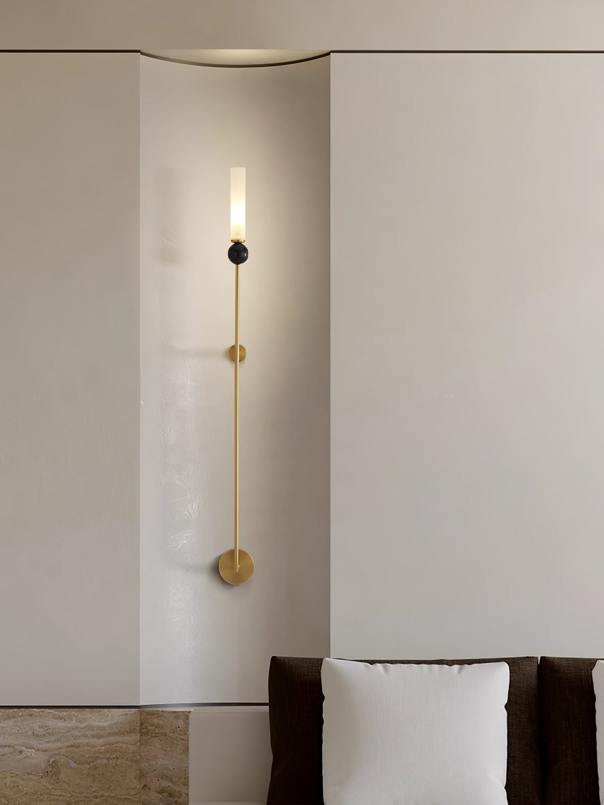 Dulane modern minimalistisk vertikal vägglampa i marmor