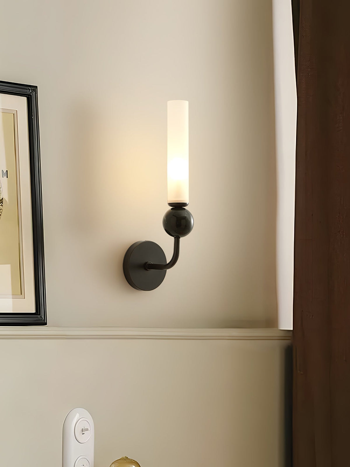 Dulane modern minimalistisk vertikal vägglampa i marmor