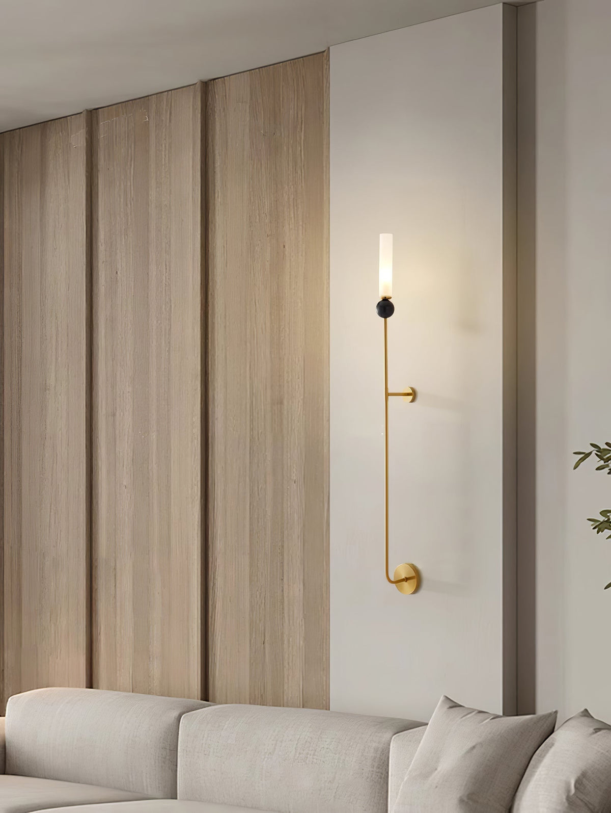 Dulane modern minimalistisk vertikal vägglampa i marmor