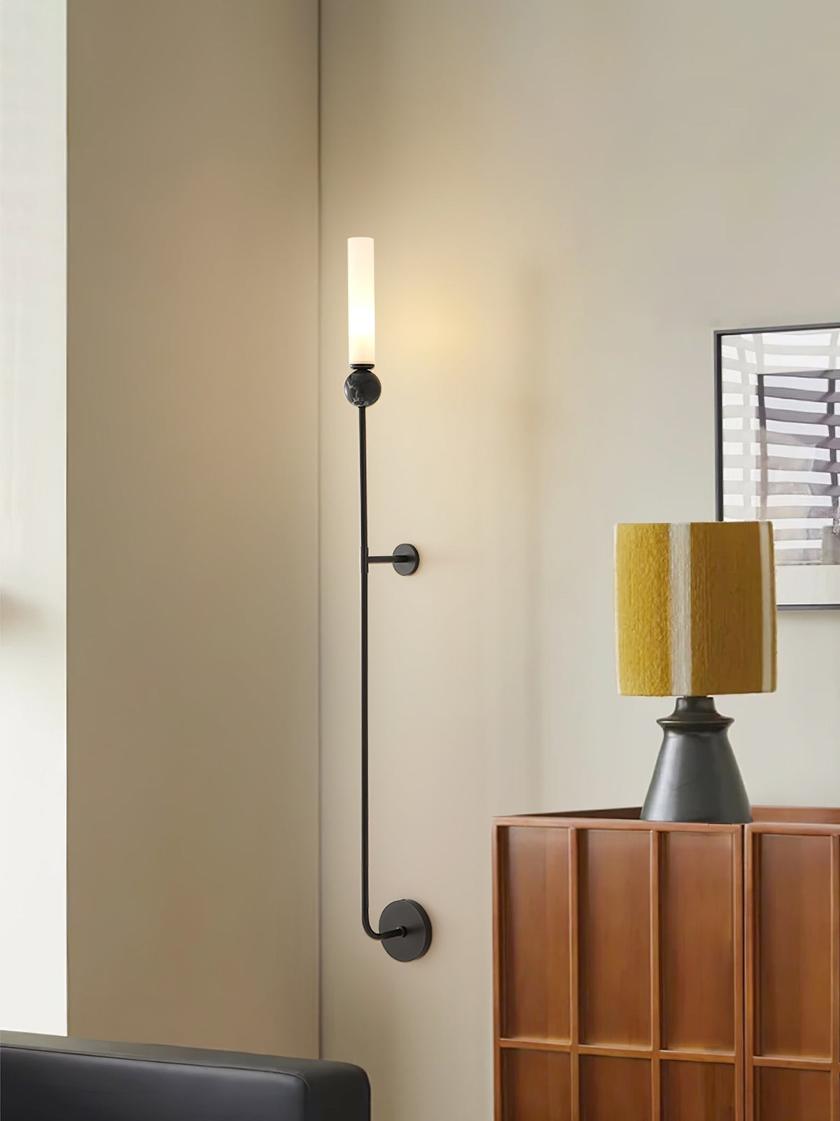 Dulane modern minimalistisk vertikal vägglampa i marmor