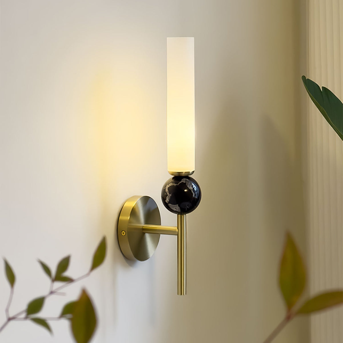 Dulane modern minimalistisk vertikal vägglampa i marmor